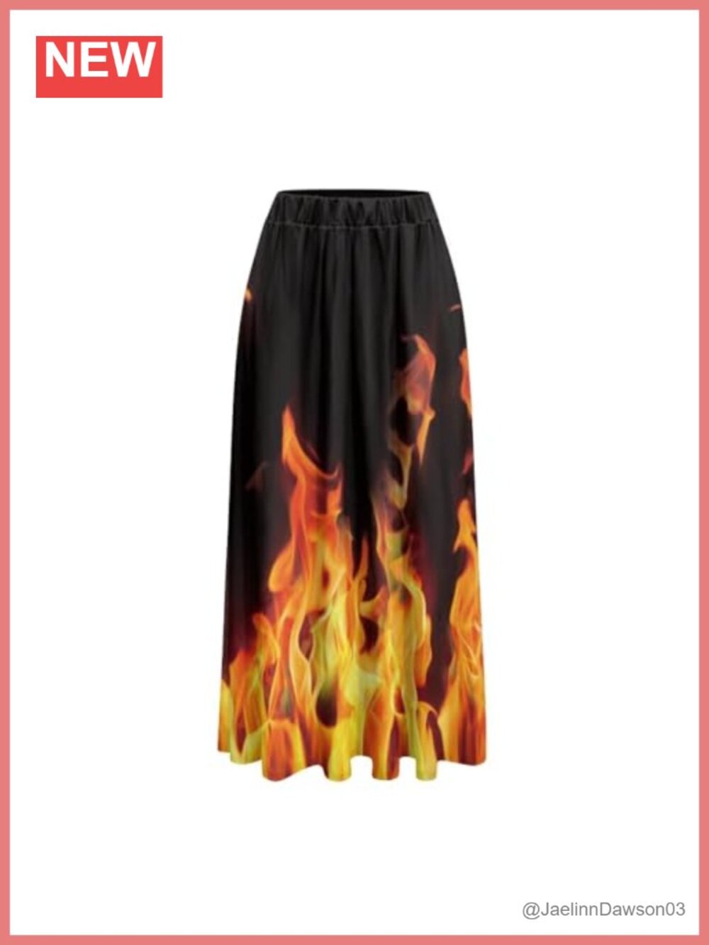 COEQINE Maxi Skirt Womens with Pockets A-Line High Waist Flared Long Skirt